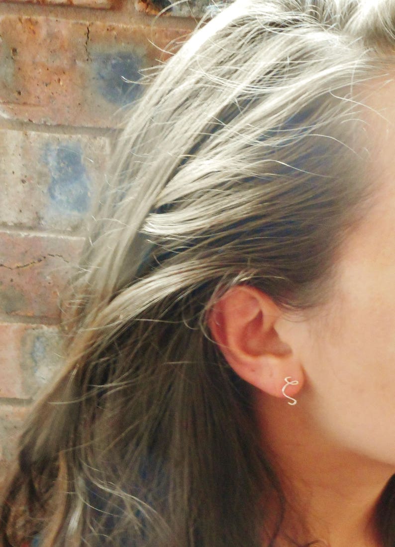 Geeky Earring Set Sterling Silver Algebra Stud Earrings and Nose Stud Tiny Stud Earrings Mix and Match SINGLE STUDS Maths Jewellery