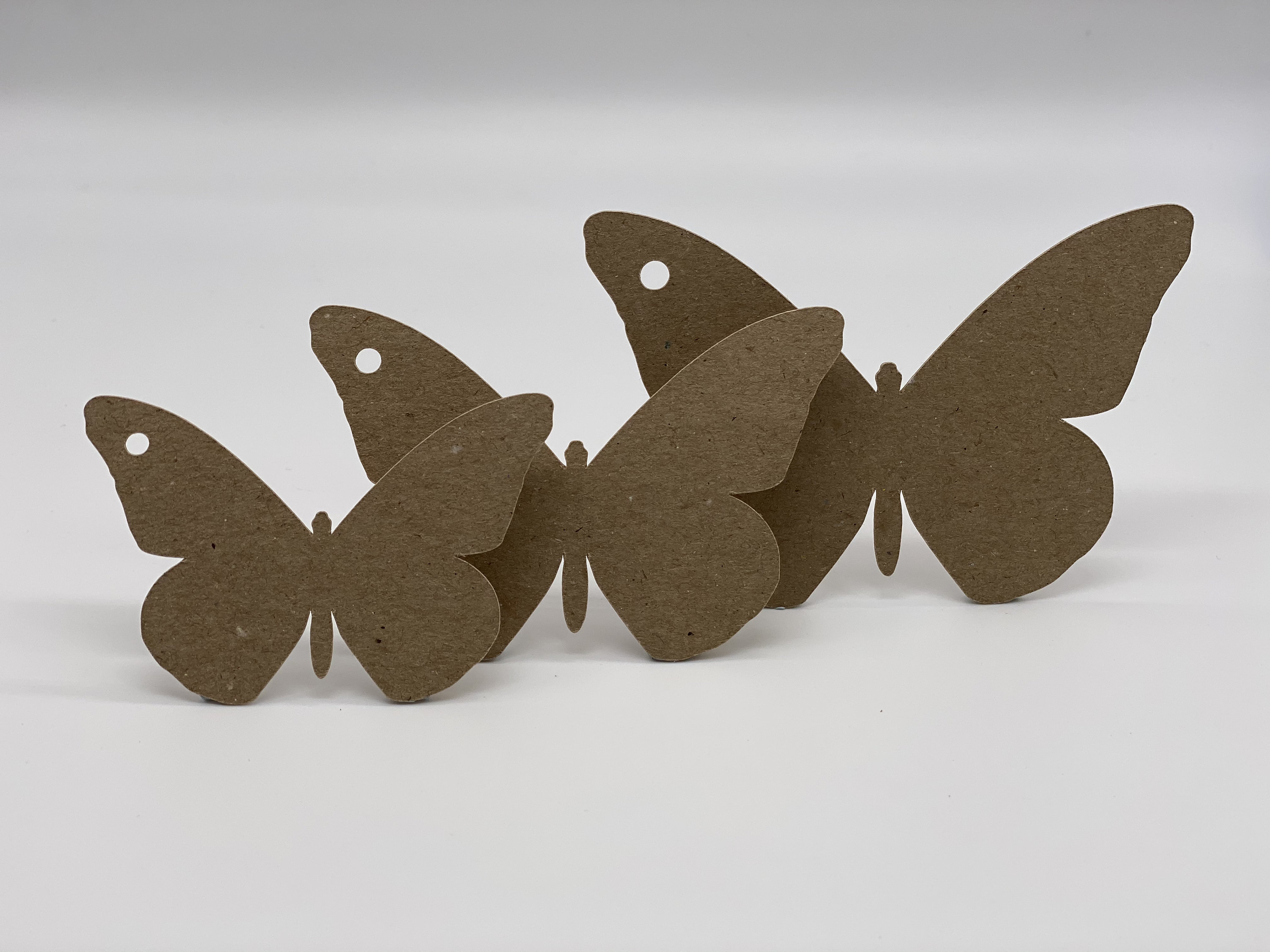 Pack of 25 Blank Kraft Butterfly Tags / Gift Tags / Wedding / Etsy