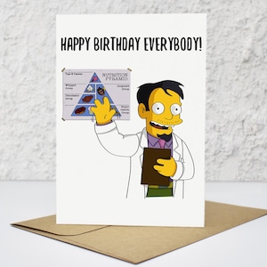 Dr Nick - Les Simpson - Carte d'anniversaire amusante