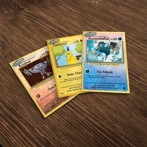 Southpark Chinpokomon Cards/Art Prints - Ensemble de trois - Format A7