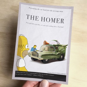 Impressão artística de Homero - A6