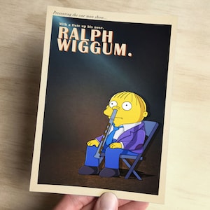 Ralph Wiggum Kunstdruck - A6