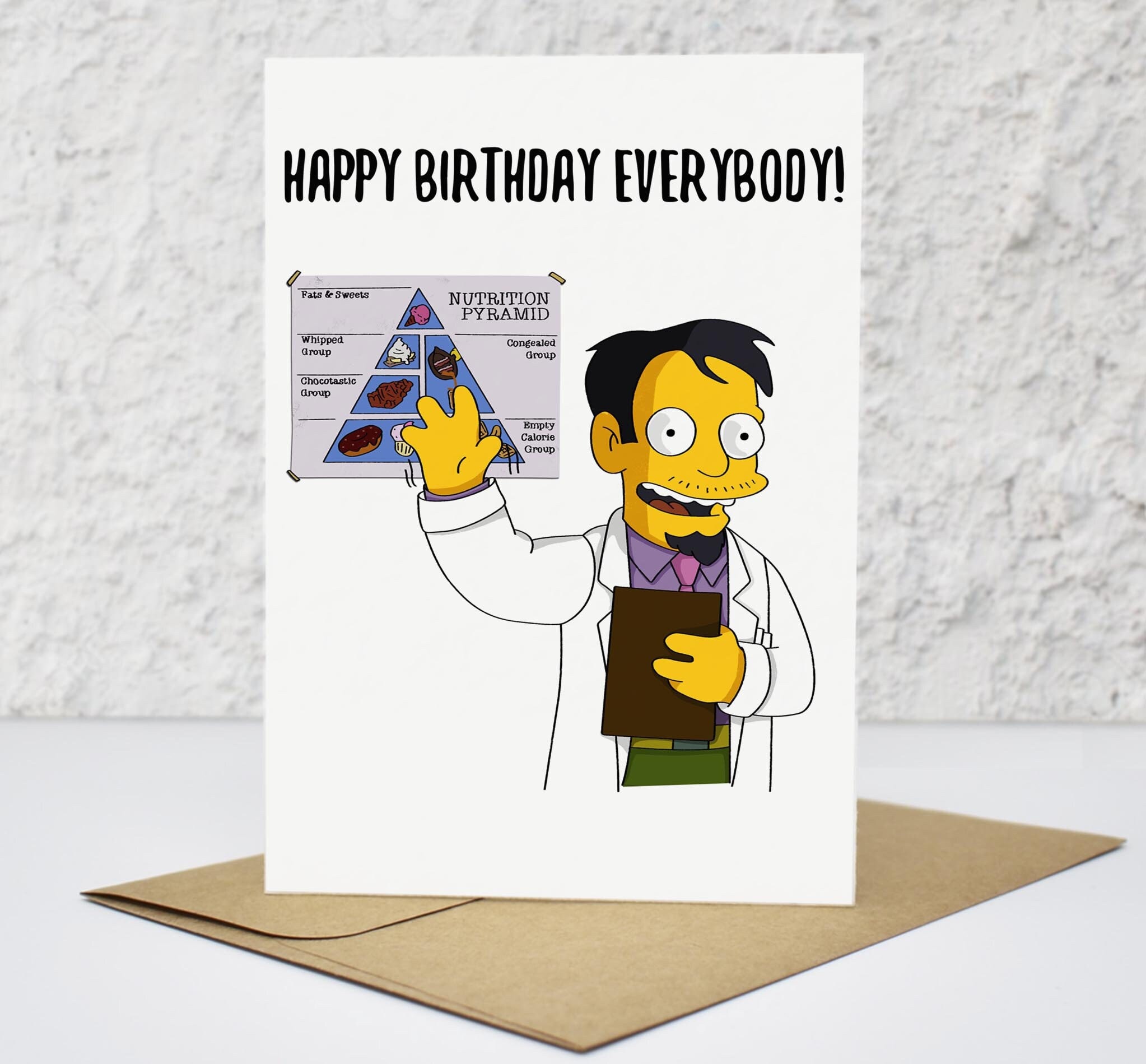 Dr Nick -  The Simpsons - Funny Birthday Card