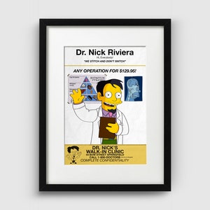 Nick Riviera - The Simpsons - Art Print