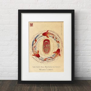 Mr Sparkle - The Simpsons - Japanese Koi Fish Bulb Art Print