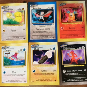 Southpark Chinpokomon Kaarten / Art Prints - Set van Zes - A7 Formaat Mini Prints