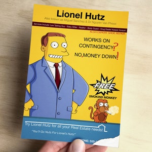 I Simpson Lionel Hutz Stampa d'arte - A6