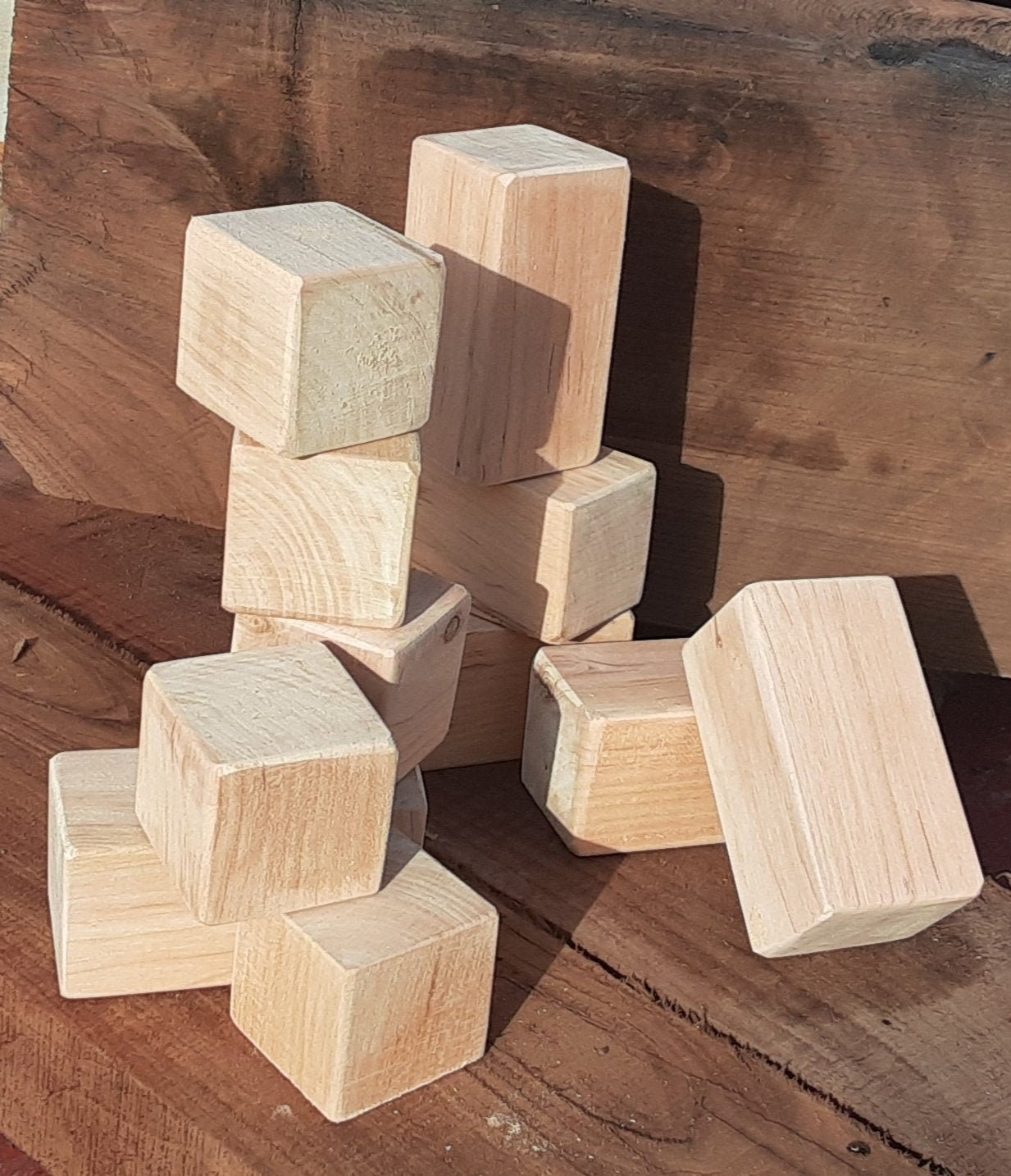 Black Cherry Wood Blocks for Crafting and DIY Projects Etsy