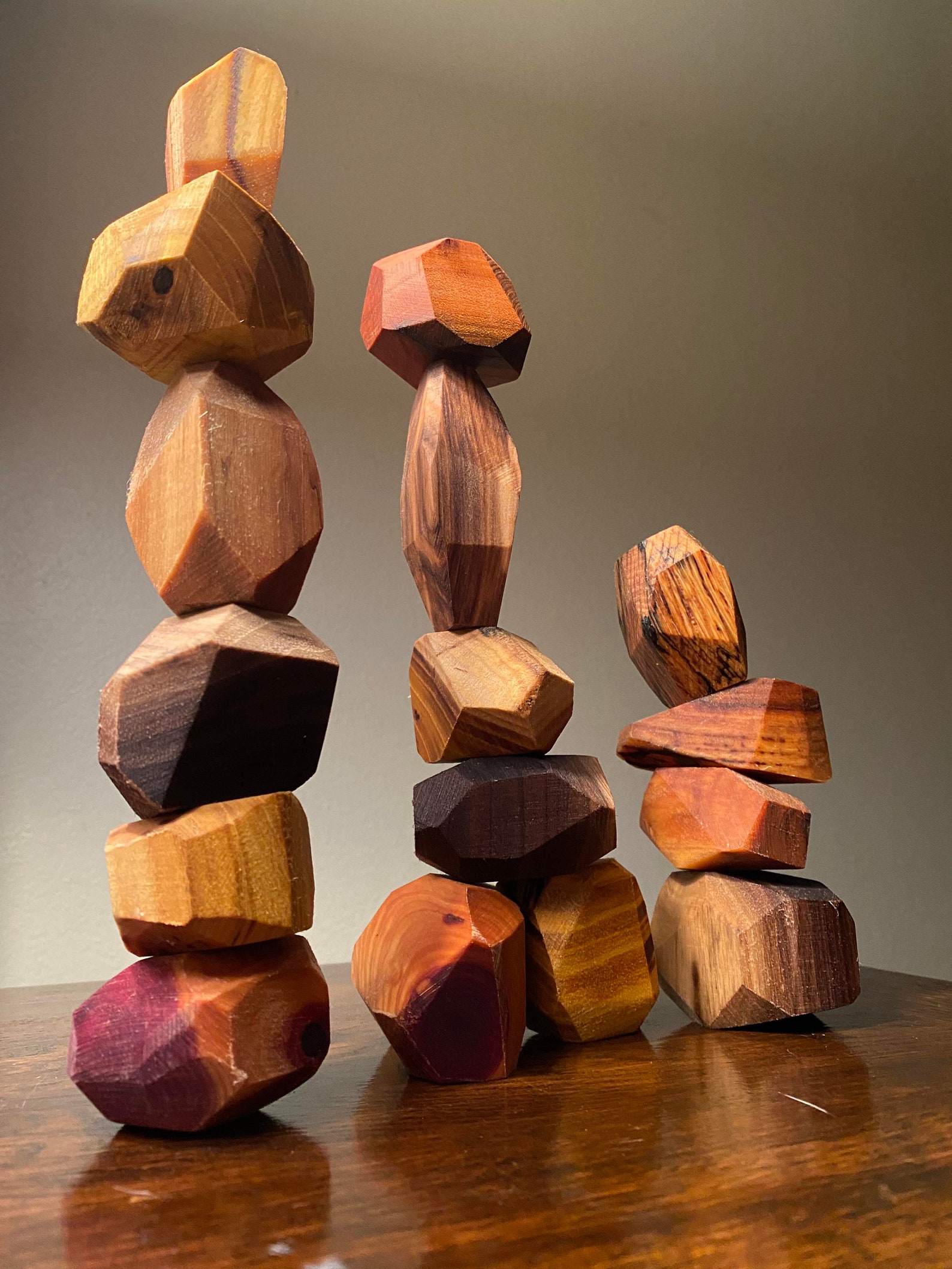 Wood Stacking Blocks for Free or Open Ended Play and Self Etsy