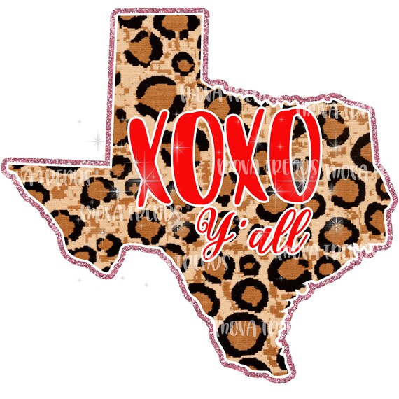Download XoXo y'all texas sublimation valentines day valentines | Etsy