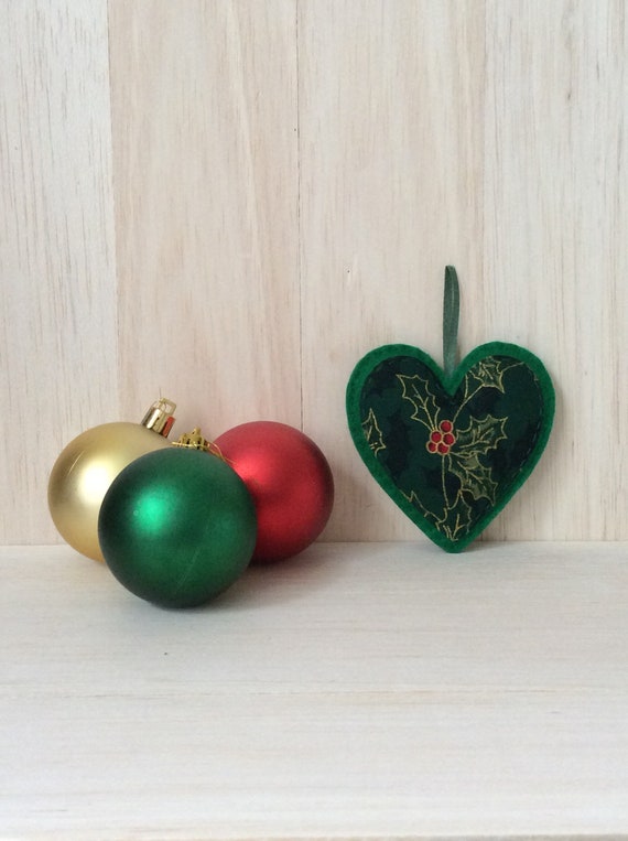 Christmas Holly Decoration Christmas Holly Green Holly Red Etsy