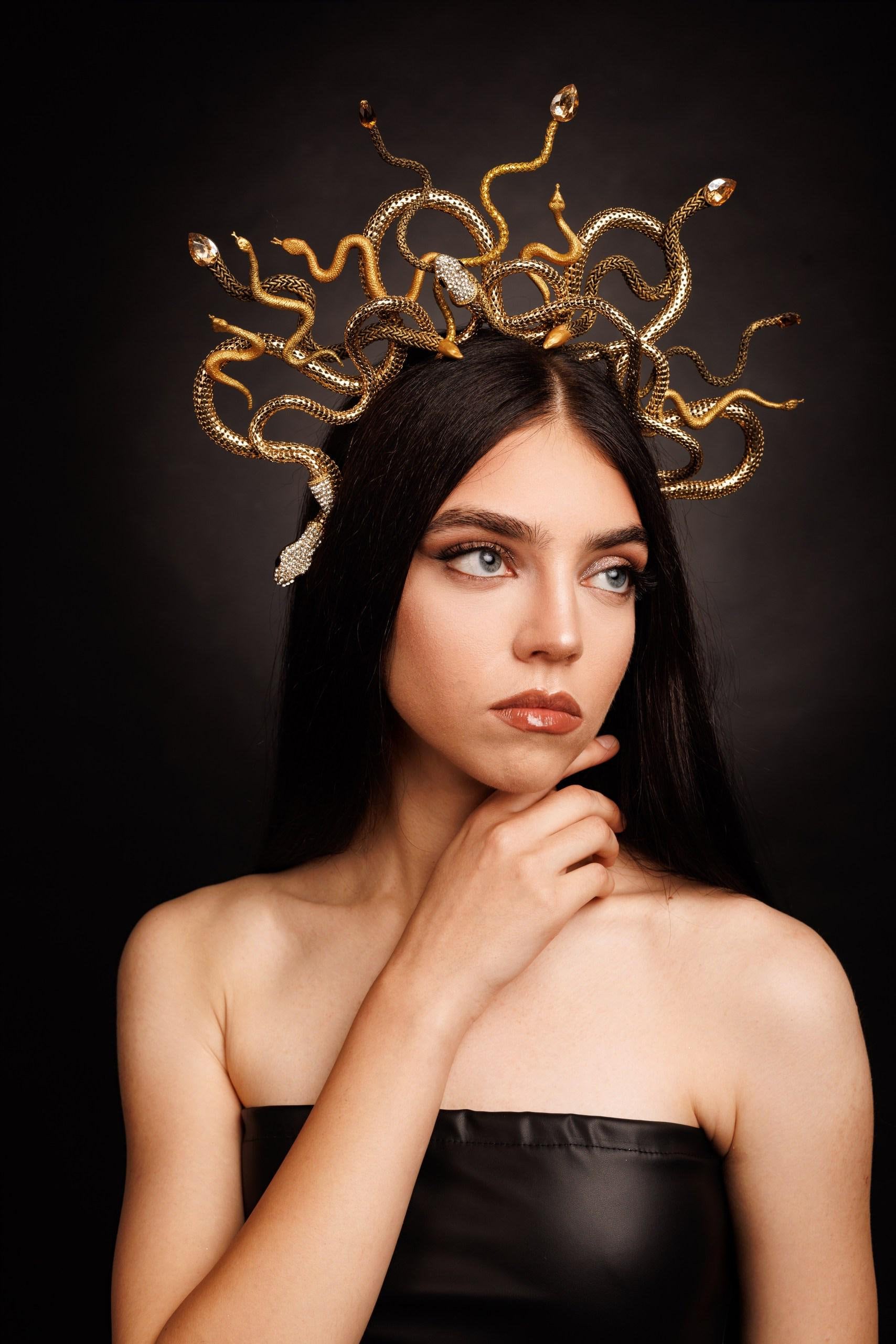 Gold Medusa Dress - Etsy