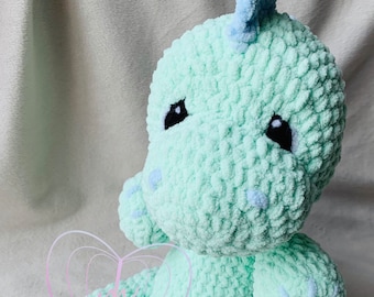 Dinosaur digital crochet pattern(PDF)