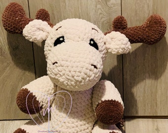 Moose digital Crochet Pattern( PDF)