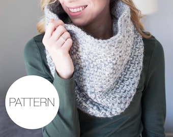 Crochet Pattern | The Snow Day Cowl | Crochet Cowl Pattern with Knit-Texture