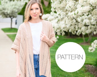 Crochet Pattern | Perfect Summer Poncho | Modern & Easy Garment Pattern