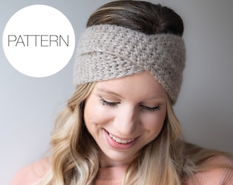 Häkelanleitung | Wunder Stirnband | Einfaches Twisted-Stirnband-Muster für Baby, Kleinkind, Kind und Frauen