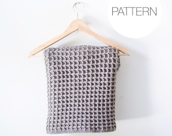 Crochet Pattern | Woodland Baby Blanket | Neutral Woodsy Crochet Baby Blanket Pattern