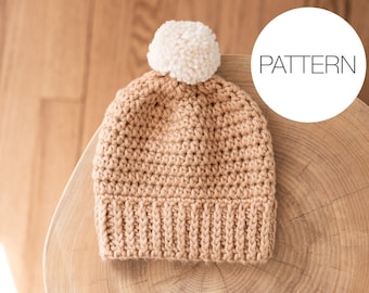 Crochet Pattern | BB Beanie | Easy Beginner Preemie, Baby, Toddler Hat Pattern