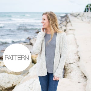 Häkelanleitung | Kieselstein Cardi | Moderne Häkel Cardigan Muster