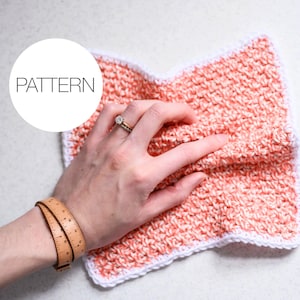 Crochet Pattern | My Favorite Dishcloth | Easy Beginner Dishcloth Pattern