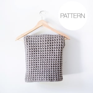 Crochet Pattern | Woodland Baby Blanket | Neutral Woodsy Crochet Baby Blanket Pattern