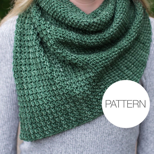 Crochet Pattern | Sitka Shawl | Textured Crochet Shawl Pattern