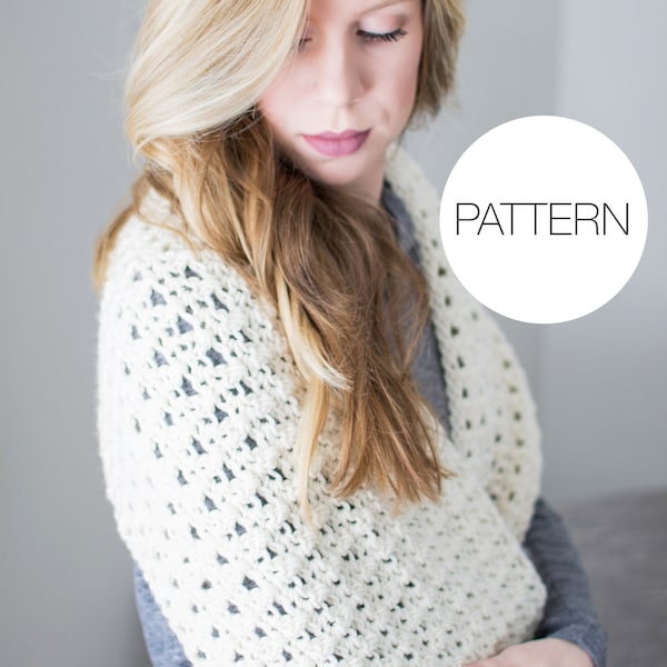 Crochet Pattern | Something Beautiful Shawl | Crochet Shawl Scarf Pattern