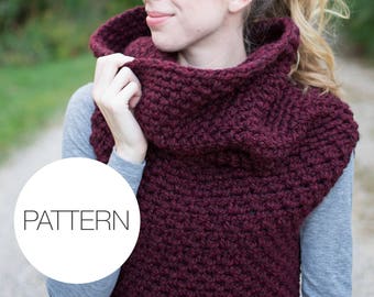 Crochet Pattern | Chain Link Armored Cowl | Crochet Vest Pattern