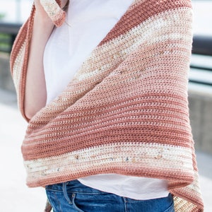 Crochet Pattern | Amble Shawl | Crochet Triangle Scarf Pattern - Etsy