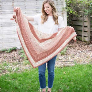 Crochet Pattern | Amble Shawl | Crochet Triangle Scarf Pattern - Etsy