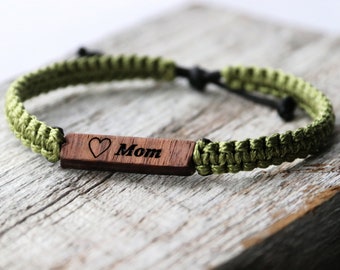 Pulsera surfista para hombres y mujeres, joyería hecha a mano del festival de verano Boho, pulsera impermeable para hombres y mujeres, regalo de aniversario personalizado