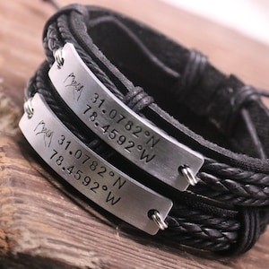 Pinky promise bracelet, Coordinates Bracelet, Latitude Longitude Bracelet, couples bracelet, His and Her Bracelet, Boyfriend girlfriend Gift