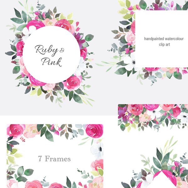 Blush Pink Border Etsy