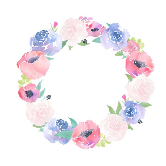 Ghirlande di fiori rosa clip Rose clipart, estate florals, arte, corona di  fiori, matrimonio invita i, scrapbooking digitale, grafica nuziale -   Italia