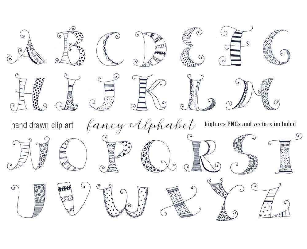 Abc Letters Fancy