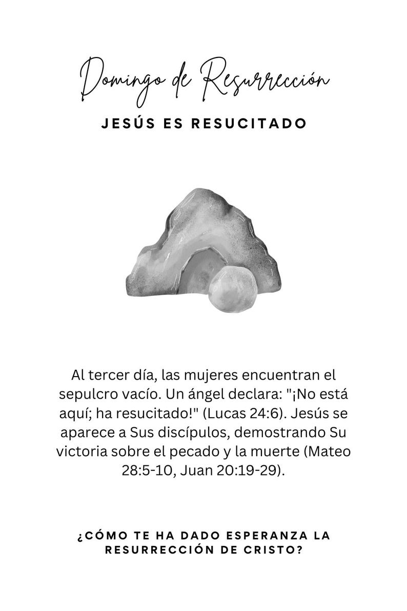 Holy Week Easter Cards Printable Daily Christian Devotional for ...