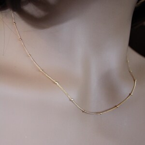 Buy 1.88MM 14K Gold Filled Satellite Chain Necklace With