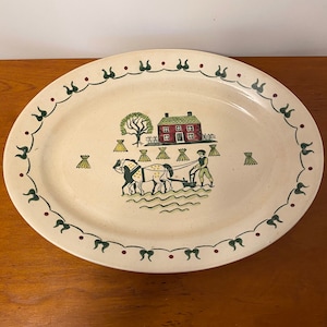 Metlox Poppytrail Homestead Provincial 13” Platter