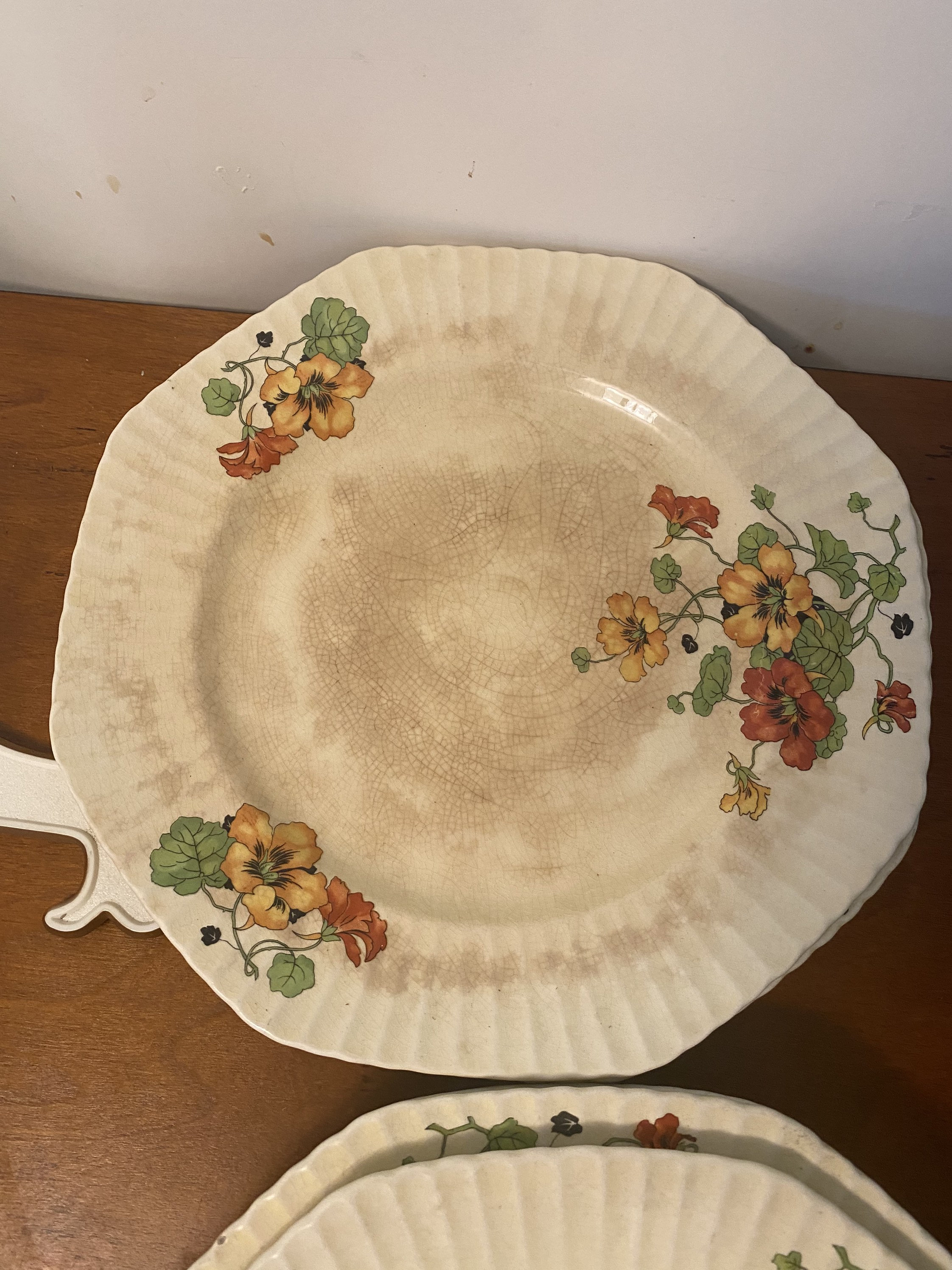 Vintage Knowles Floral Dinner Plates 1930s Etsy Australia