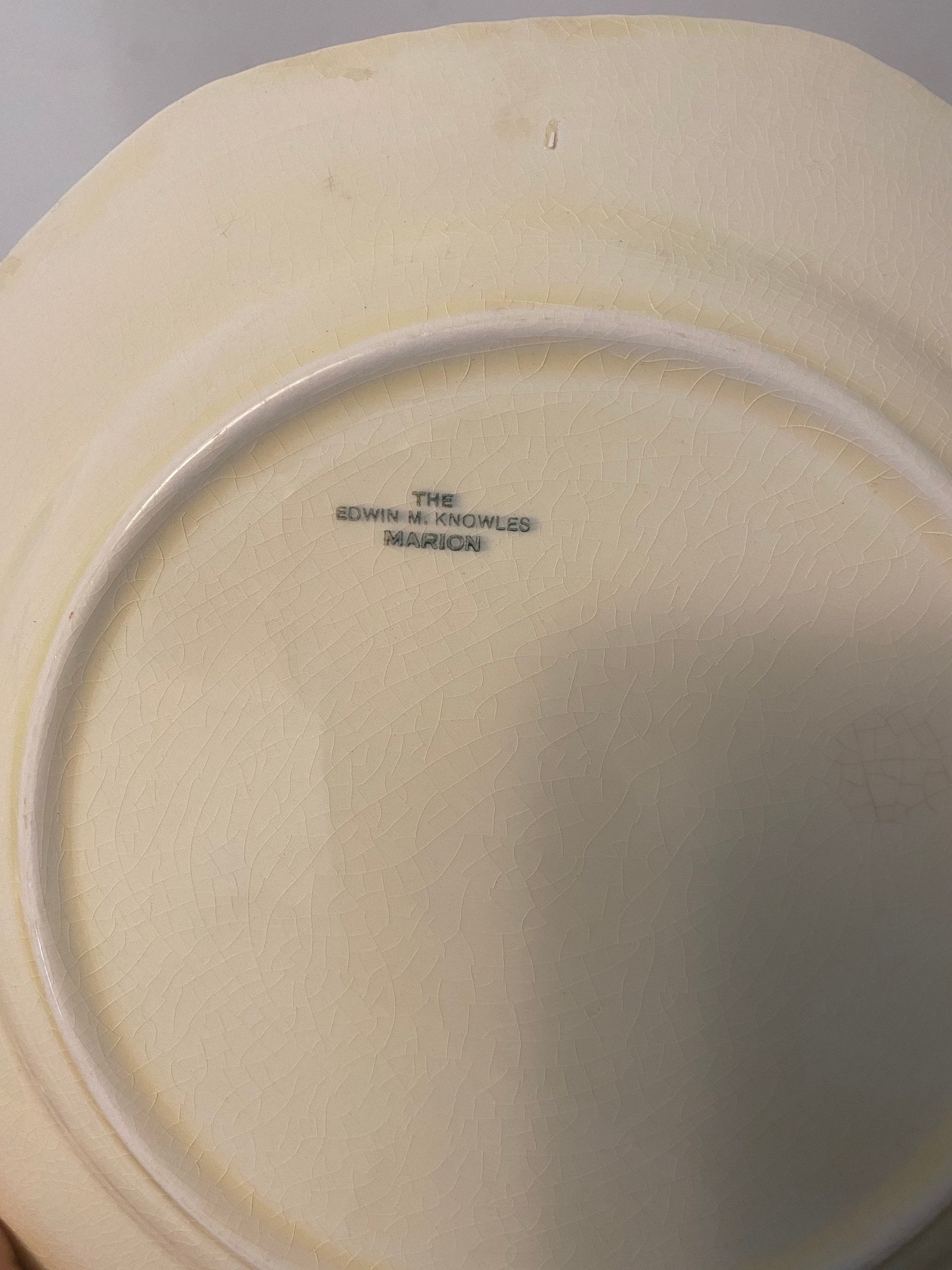 Vintage Knowles Floral Dinner Plates 1930s Etsy Australia