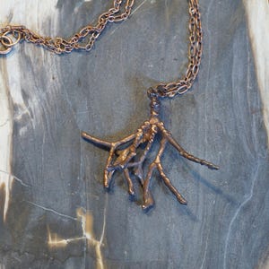 Coralline Algae Electro-formed in Copper Beachcomber Necklace