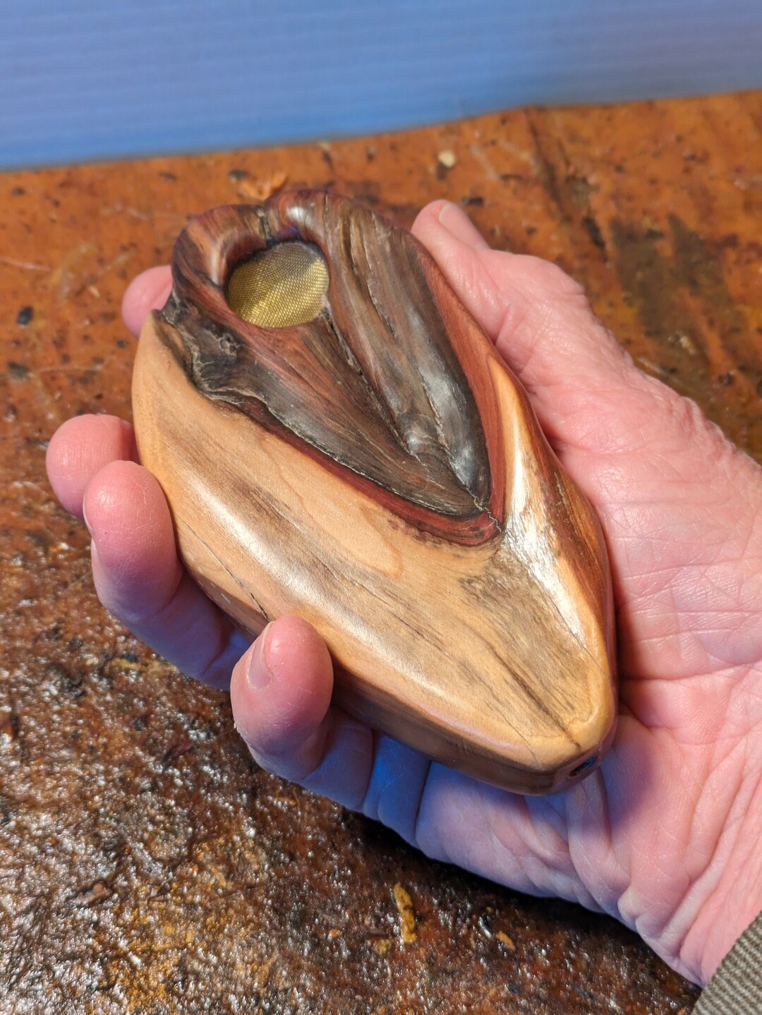 Handmade Manzanita Pot Pipe Made From Lake Shasta Ca. Etsy