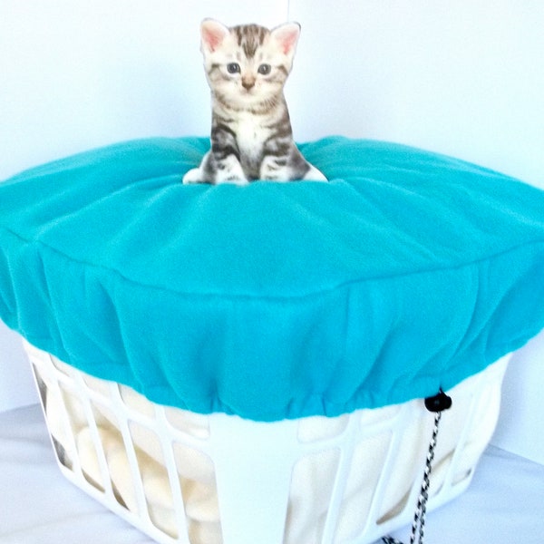 Cat Bed, Cat Bed Cover, Pet Parent Gift, Cat Parent Gift, Cat Perch, Cat Perch Cover, DIY Cat Bed, New Pet Gift, Fleece Laundry Basket Cover