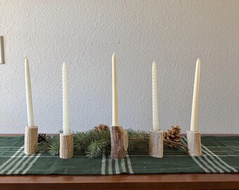 Candle Holders from Elk Antler 5pcs