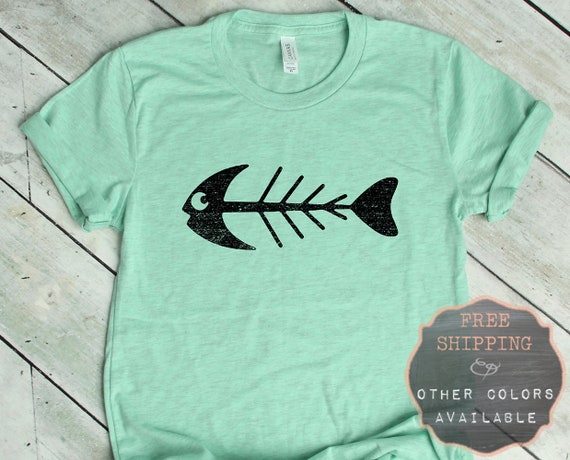 fish bones t shirts