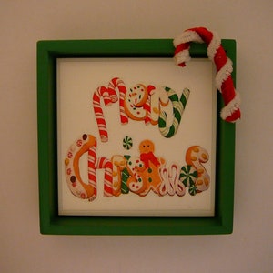 Merry Christmas Shadow Box