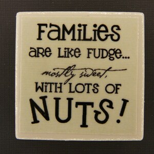 Families Are Like Fudge Magnet