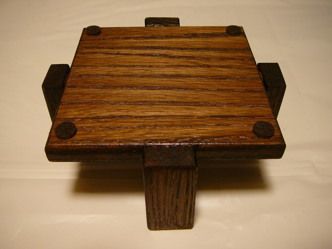 Wood Coaster Holder Etsy