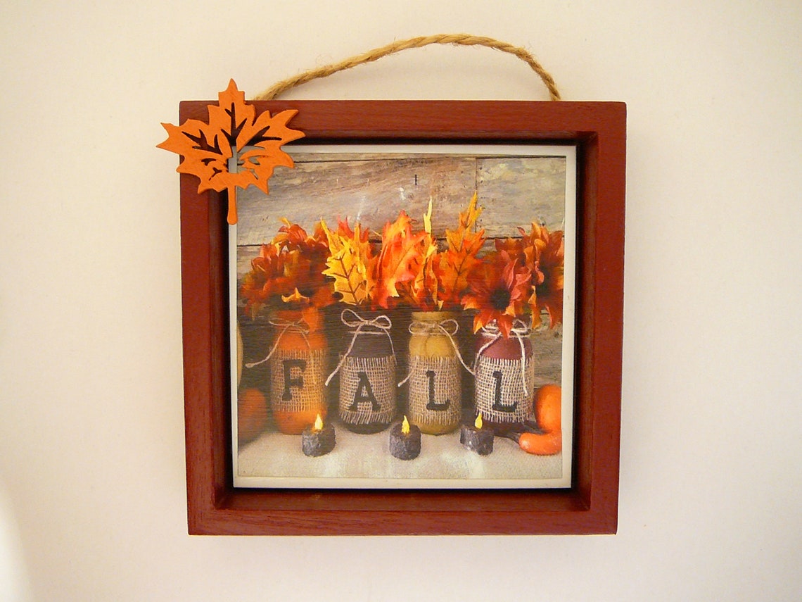 Fall Shadow Box - Etsy